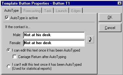 Button properties altered